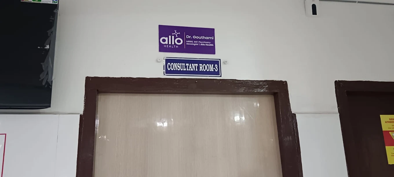 Allo Health sexologist clinic, Gayathri Estates